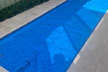 WaterMark solar cover on lap pool
